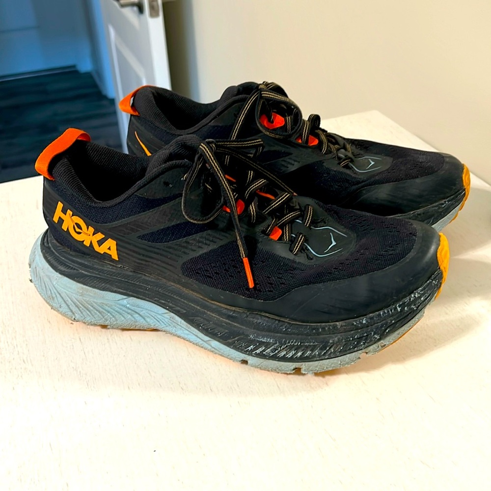 Hoka Men’s Stinson ATR 6 / Size 9 / Blue Graphite - Summer Song / Good Condition